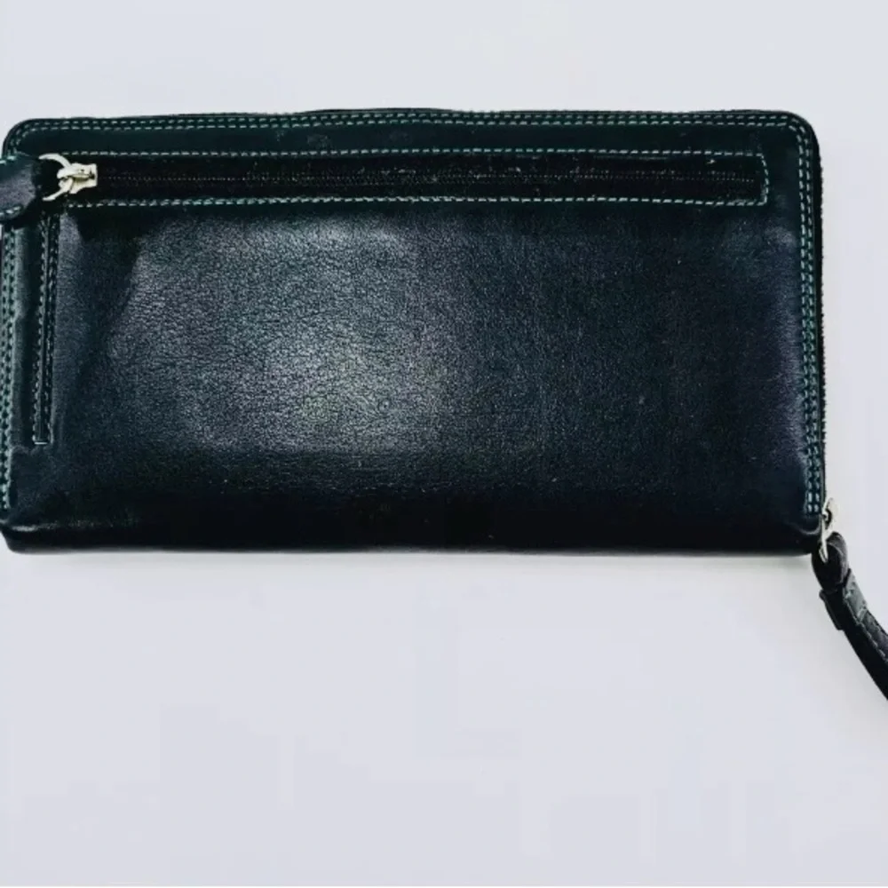 Visconti Black Leather Wallet - Picture 2 of 7